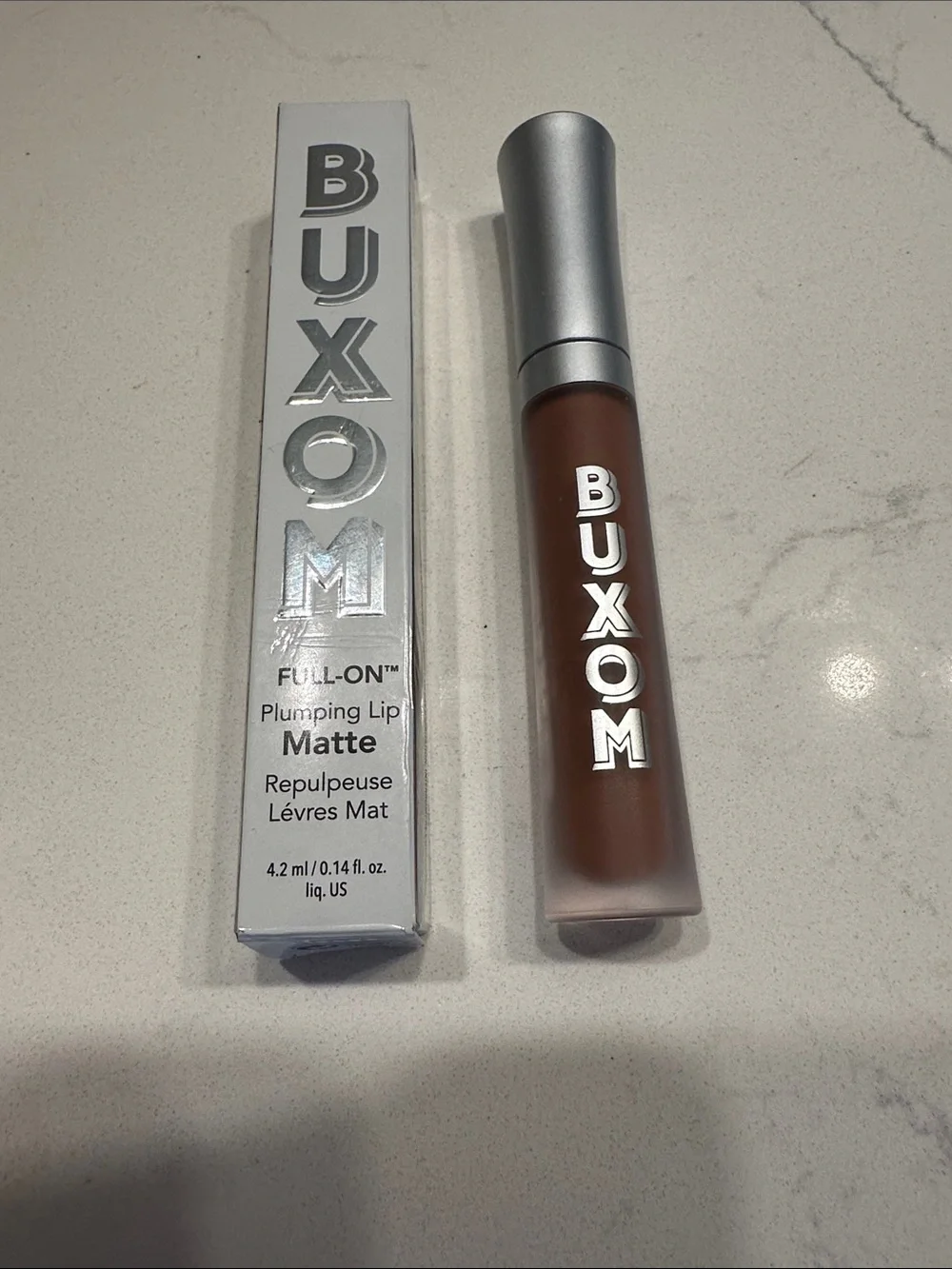 Buxom Full-On Plumping Lip Matte — Silver Packaging